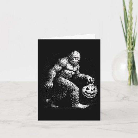 これが私の人間の渡りハロウィンおもしろい カード (正面)