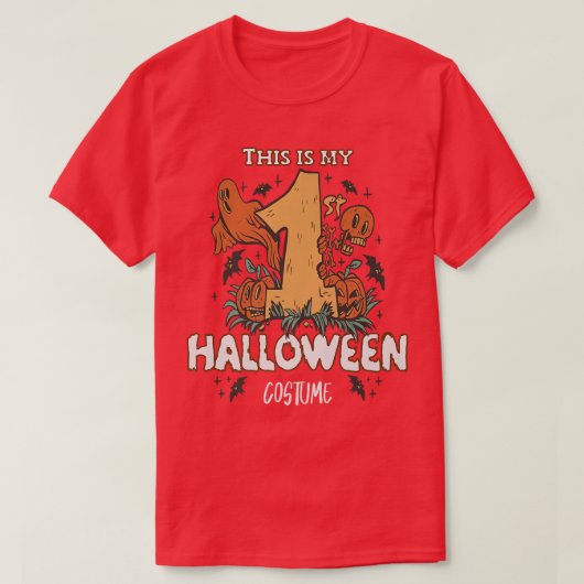 これが私の初めてのハロウィーンの衣装275 Tシャツ (デザイン正面)