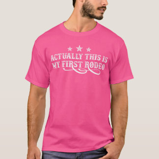 これが私の初めてのロデオ家族 Tシャツ