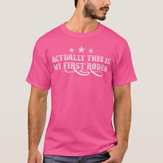 これが私の初めてのロデオ家族 Tシャツ (正面)