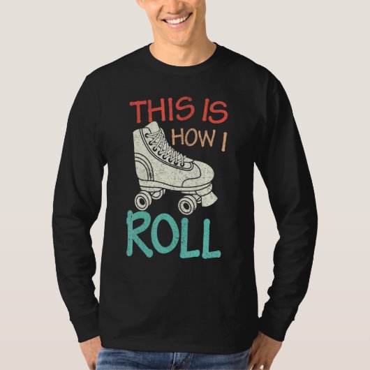これが私の古いスクー転がターのレトロローラーである Tシャツ (正面)