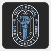 これが私の夏クールのサーフィン スクエアシール (正面)