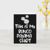 これが私の女性・男性・子供用ブンコパジャマシャツです カード (黄色い花)