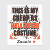 これが私の安いハロウィンコスチューム - ハロウィン シール (シート)