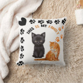 これが私の家族の猫です クッション (ブランケット)
