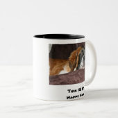 これが私の幸せな顔マグ ツートーンマグカップ (正面右)