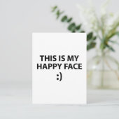 これが私の幸せな顔 ポストカード (スタンド正面)