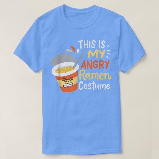 これが私の怒ラーメンの衣装 Tシャツ (デザイン正面)
