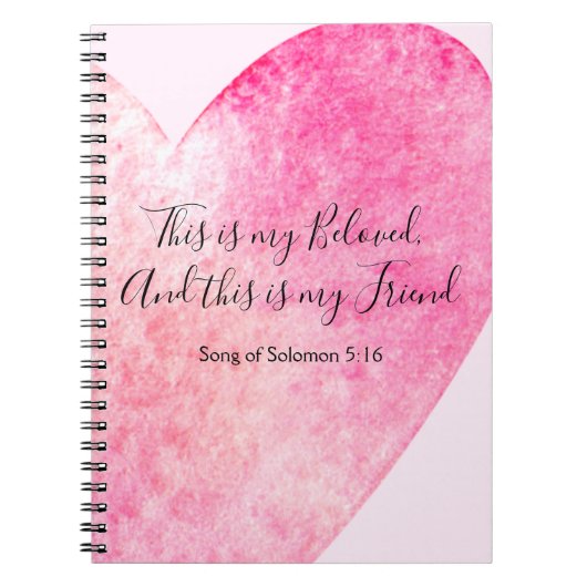 これが私の愛する者であり、これが私の友人である ノートブック (正面)