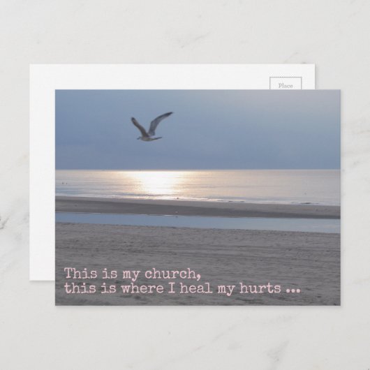 これが私の教会だ |感動的引用文 ポストカード (正面/裏面)