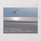 これが私の教会だ |感動的引用文 ポストカード (正面)