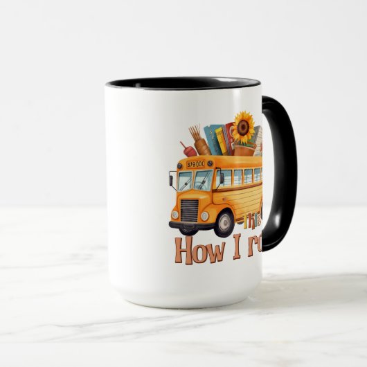 これが私の方法である転が – スクリールバスドライバー マグカップ (正面右)