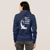 これが私の方法である – 転がサメと一緒にスキューバダイビング パーカ (裏面フル)