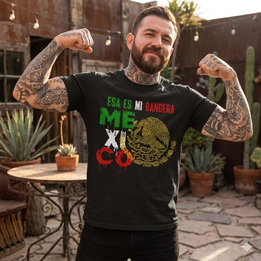 これが私の旗 メキシコ国旗 Tシャツ