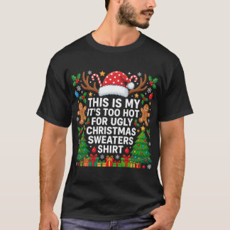 これが私の暑すぎるアレなクリスマスセーター Tシャツ