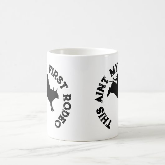 これが私の最初のロデオだ コーヒーマグカップ (中央)