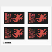 これが私の最初のロデオのカウボーイおもしろいの馬を殺す 長方形シール (シート)