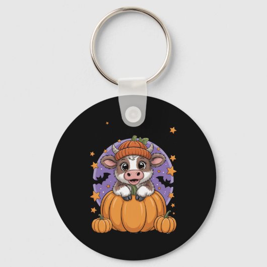 これが私の最後のハロウィン飛んでいるの骨格になる キーホルダー (正面)