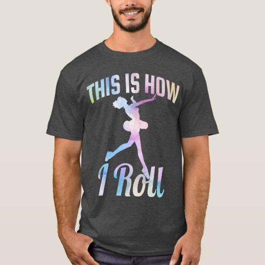 これが私の氷上での滑り方です Tシャツ (正面)