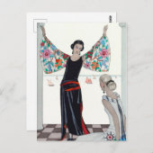 これが私の羽 – ジョージ・バービア ポストカード (正面/裏面)