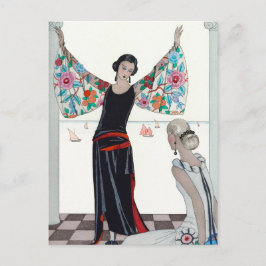 これが私の羽 – ジョージ・バービア ポストカード