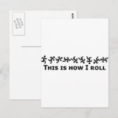 これが私の転がこの転が方法だ ポストカード (正面/裏面)