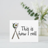 これが私の転がすしだ ポストカード (スタンド正面)