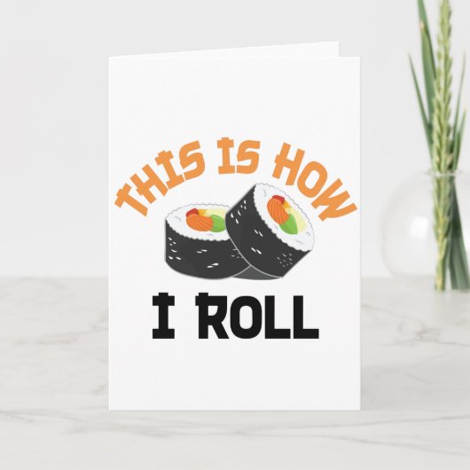 これが私の転がやり方だおもしろい- Sushi シーズンカード (正面)