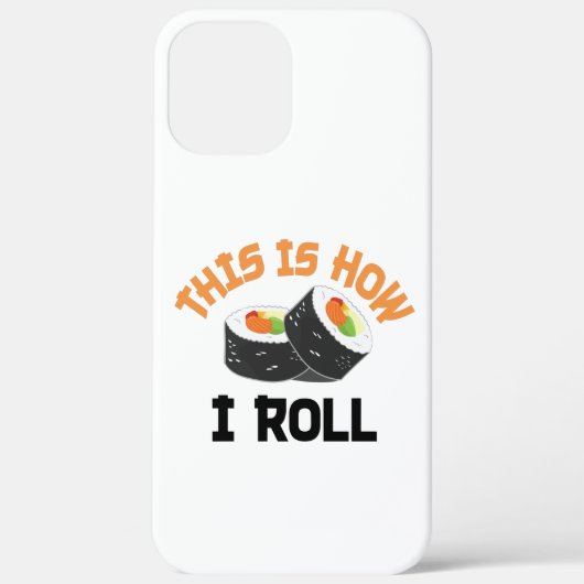 これが私の転がやり方だおもしろい- Sushi Case-Mate iPhoneケース (裏面)