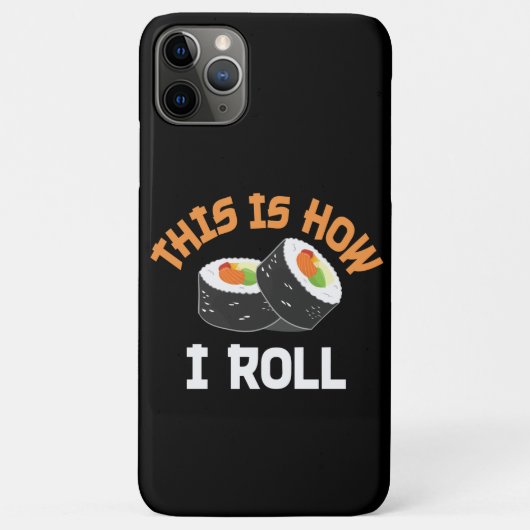 これが私の転がやり方だおもしろい- Sushi Case-Mate iPhoneケース (裏面)