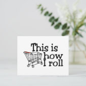 これが私の転がやり方(ショッピングカート) ポストカード (スタンド正面)