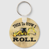 これが私の転がやり方 – Backhoe キーホルダー (正面)