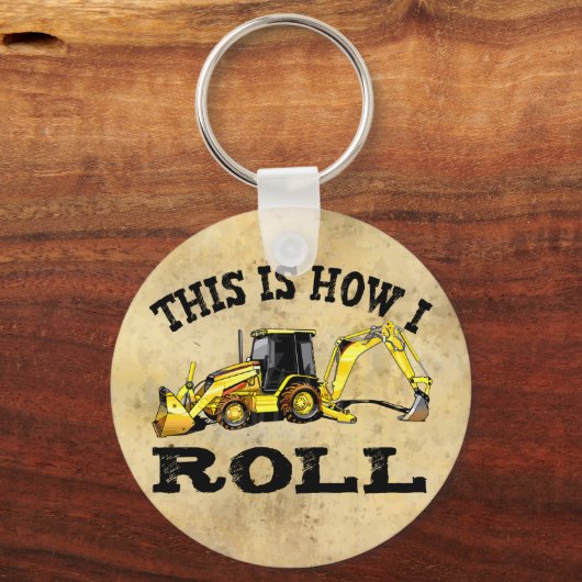 これが私の転がやり方 – Backhoe キーホルダー (正面)