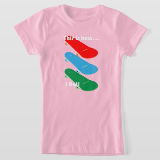 これが私の転がデザインの方法だ素晴らし – 女子ジャージーT-S Tシャツ (レイダウン)