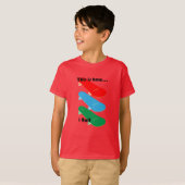これが私の転がデザインの方法である – キッズの基本Tシャツ Tシャツ (正面フル)