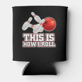 これが私の転がボーリングボウリングをする人、 クリケットの投手おもしろいギフト 缶クーラー (正面)