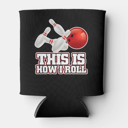 これが私の転がボーリングボウリングをする人、 クリケットの投手おもしろいギフト 缶クーラー (正面)