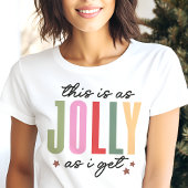 これが私の限界の陽気なクリスマス トライブレンドTシャツ