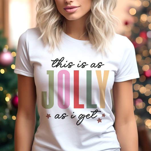 これが私の限界の陽気なクリスマス トライブレンドTシャツ