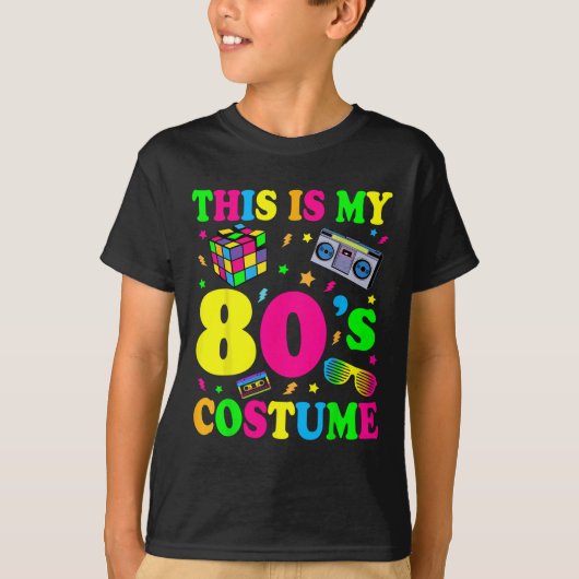 これが私の80年代のコスチュームギフト 80年代 レトロ Tシャツ (正面)