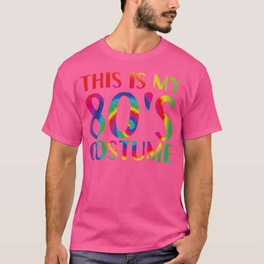 これが私の80年代のハロウィン簡単コスプレラージー Tシャツ (正面)