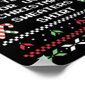 これが私の クリスマスにダサいセーターは暑すぎる ポスター (角)