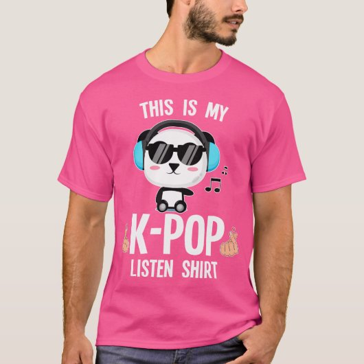 これが私のK-Pop 韓国 K-Pop Tシャツ (正面)