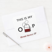「これが私のO-Tea-P」スタンプ スクエアシール (封筒)