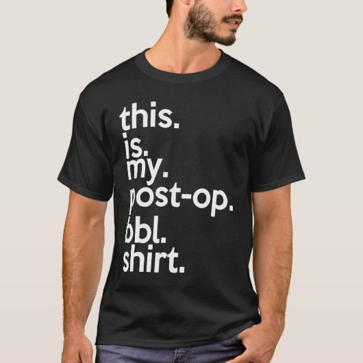 これが私のOp BBLのポストだ Tシャツ (正面)
