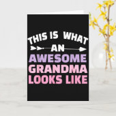 これが素敵なおばあちゃんの姿だ グランドモ カード (黄色い花)