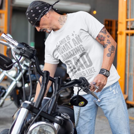 これが素晴らしいパパが父親の日に見える Tシャツ