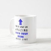 これが素晴らしい職種に見える コーヒーマグカップ (正面左)