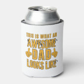 これが素晴らしパパの様子 缶クーラー (缶正面)