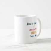 これが素晴らしボスの様子 コーヒーマグカップ (正面右)